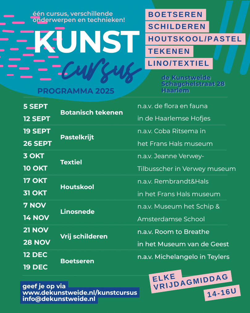 agenda kunstcursus