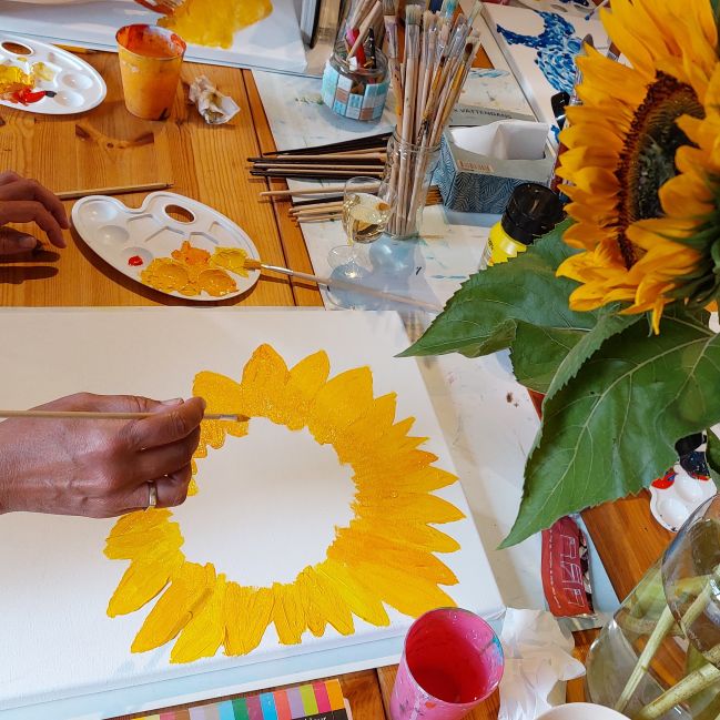 van Gogh zonnebloem