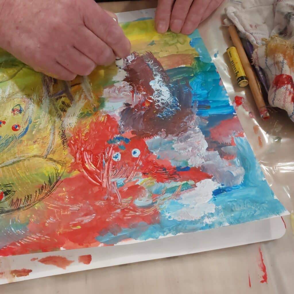 workshop tekenen en schilderen